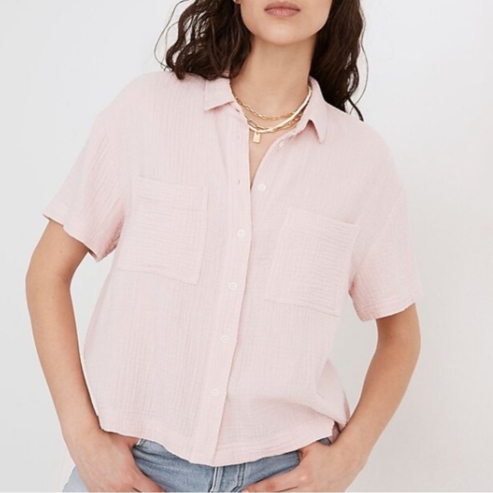 Madewell Lightspun Boxy Shirt